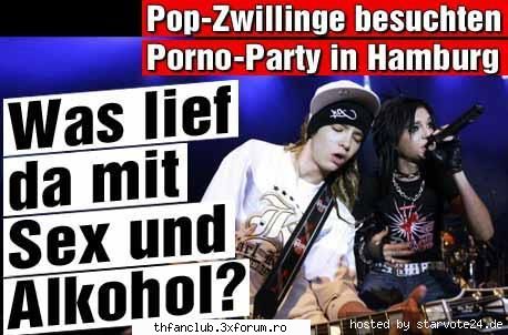 scandal porno???? - alice_girl - .::Tokio Hotel::.