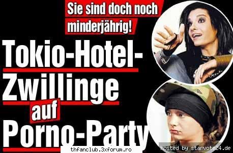 scandal porno???? - alice_girl - .::Tokio Hotel::.
